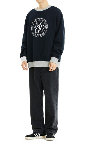 22FW MGD SERIF LOGO SWEATSHIRT